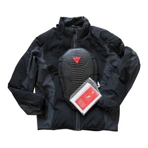 NWT Dainese City Collection Plaza D-DRY Jacket Black/Ebony Moto Mens 52 Large